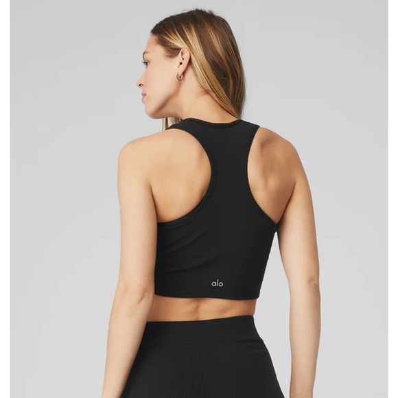 Alo Yoga Cropped Racerback Tank - Picture 2 of 4